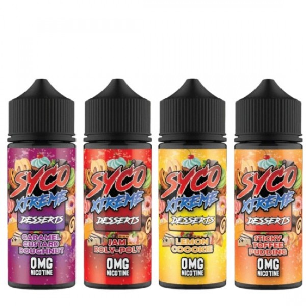 Syco Xtreme Desserts Eliquid Shortfills 120ml