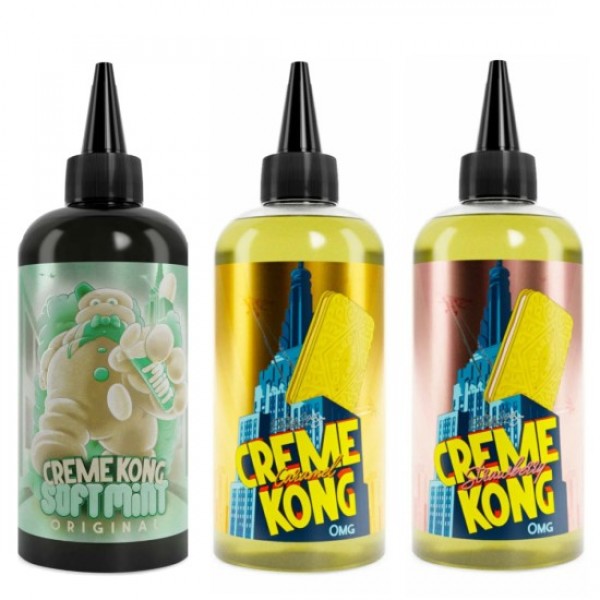 Joes Retro Creme Kong Eliquid Shortfills 240ml