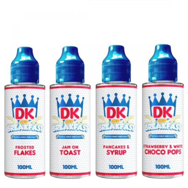 Donut King Breakfast Eliquid Shortfills 120ml