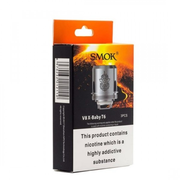 SMOK TFV8 X-BABY VAPE COILS 3PCS