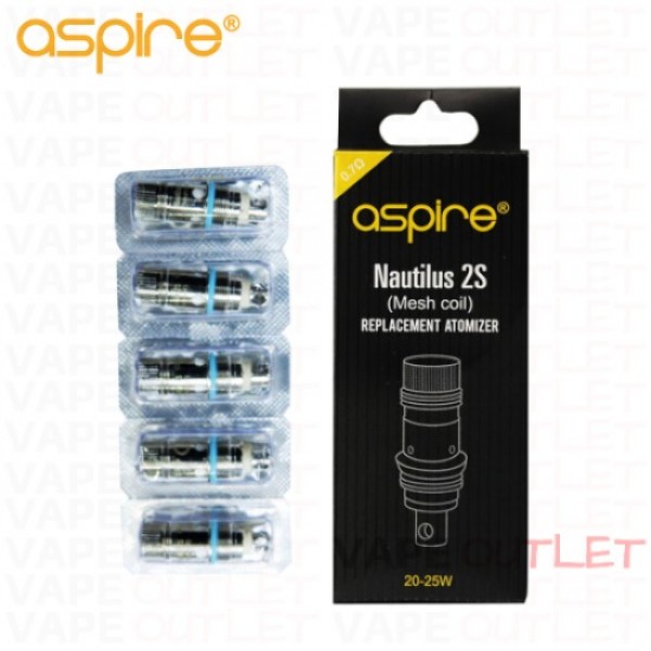 ASPIRE NAUTILUS 2S MESH 0.7OHM VAPE COILS 5PCS