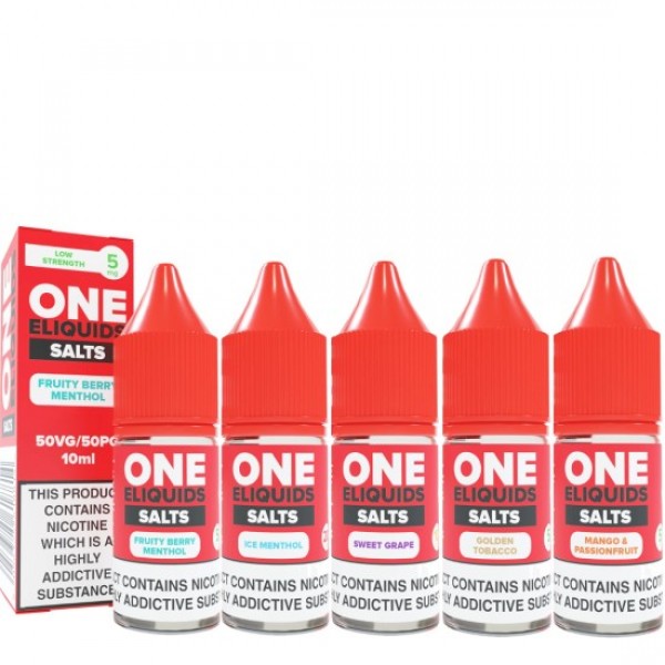 ONE ELIQUIDS Nic Salts 10ml