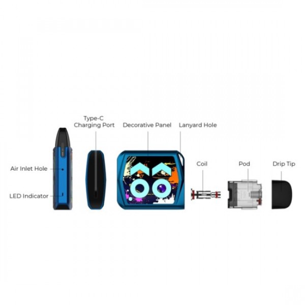 Uwell Caliburn Koko Prime Pod Vape Kit 690mAh