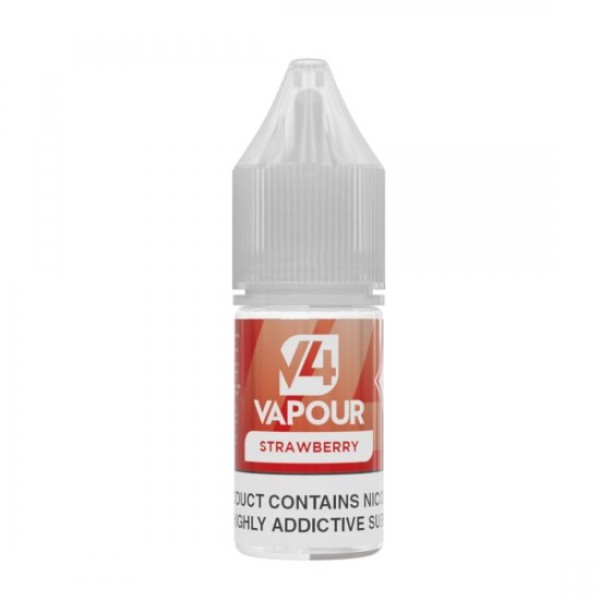 V4 VAPOUR Eliquid STRAWBERRY 5-PACK