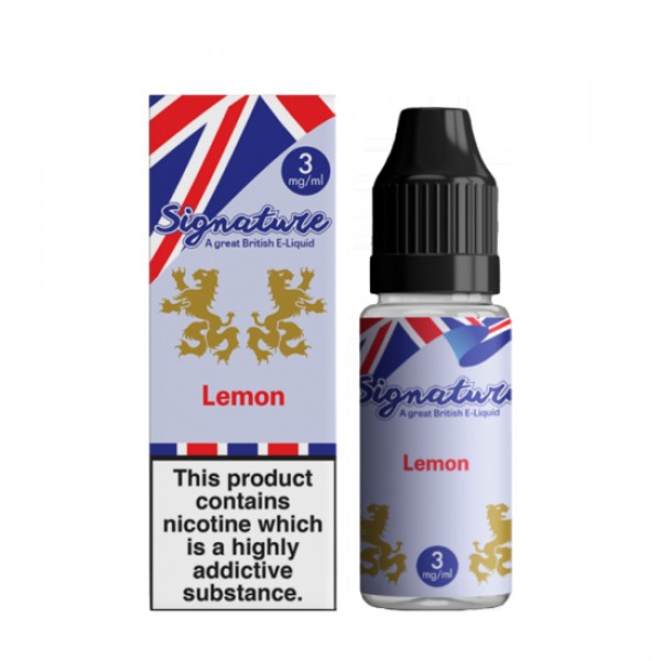 SIGNATURE 50/50 Eliquid LEMON 10-PACK