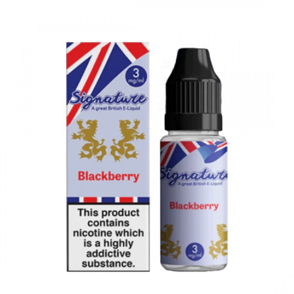 SIGNATURE 50/50 Eliquid BLACKBERRY 10-PACK