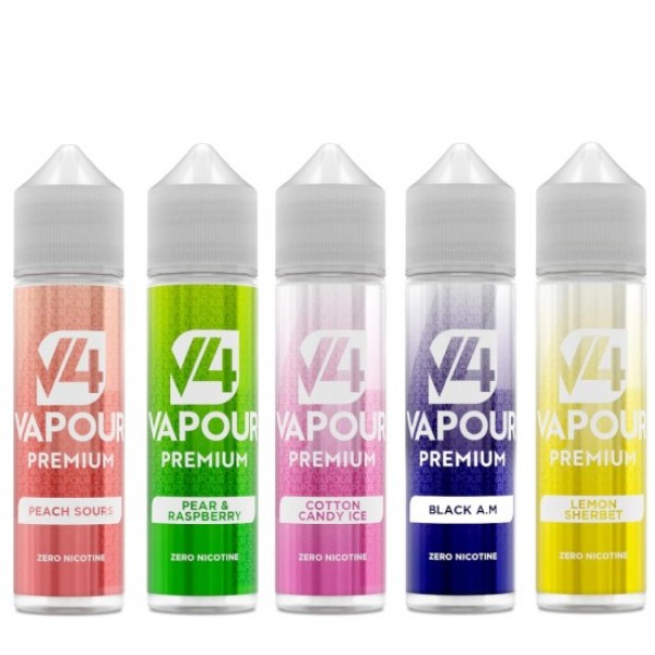 V4 VAPOUR Premium Eliquid Shortfills 60ml