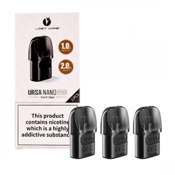 Lost Vape Ursa Nano Replacement Pods 3Pcs