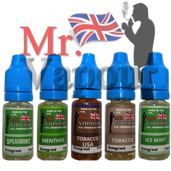 Mr Vapour UK Premium Eliquids 10ml 3MG